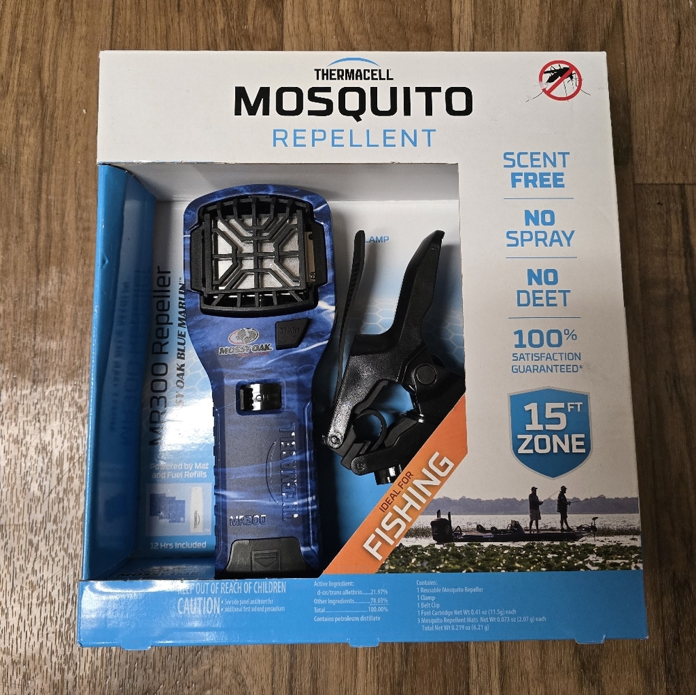 Nwt! Thermacell MR300 Portable Mosquito Repeller